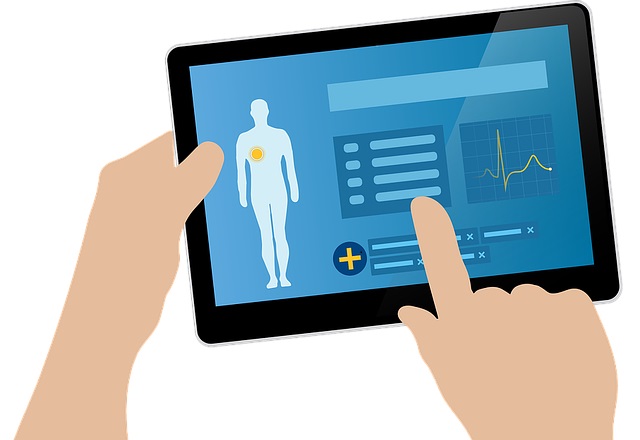 illustration-tablette-données sur un patient-agenda médical doctolib-serenity