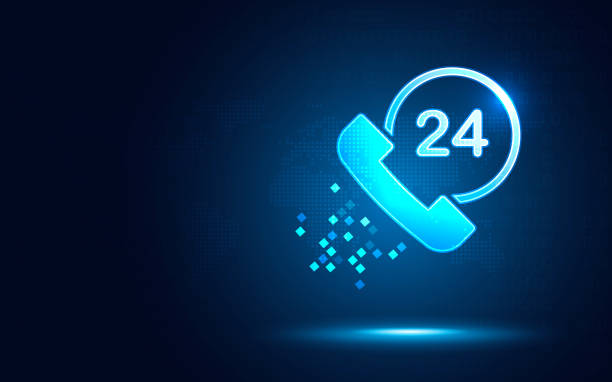 Concept de communication innovante d'assistance à la clientèle 24h - permanence téléphonique externalisée - Serenity