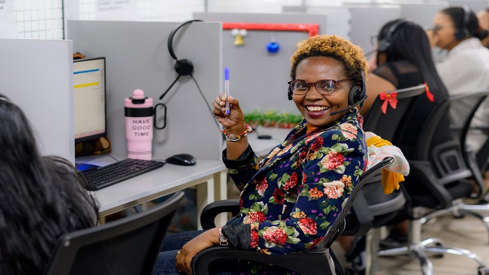 une collaboratrice de Serenity - le télésecrétariat médical - Serenity